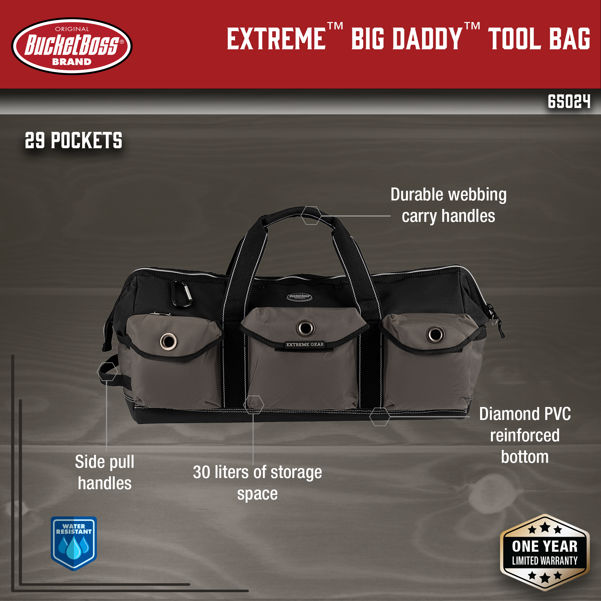 Bucket Boss, Extreme Big Daddy Tool Bag