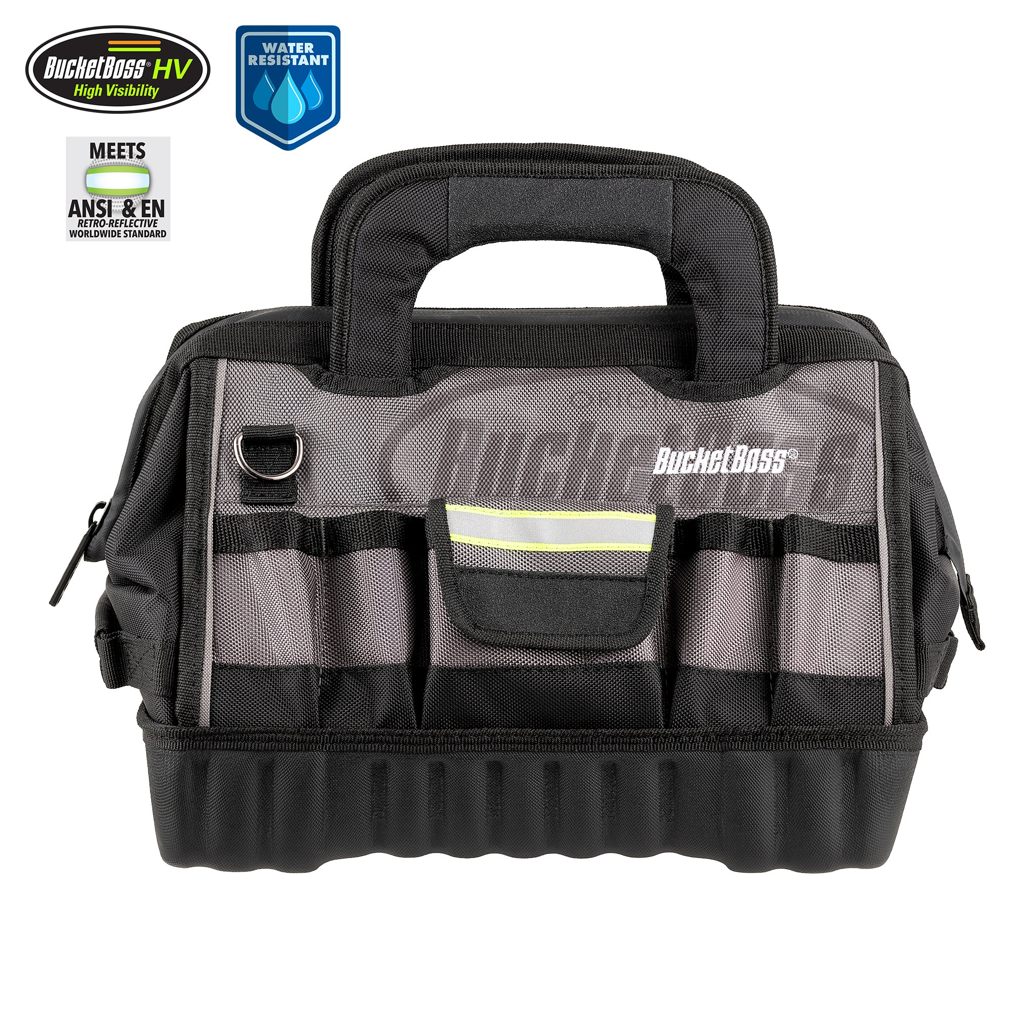 Bucket Boss, Hi-Vis 14" Pro Tool Bag