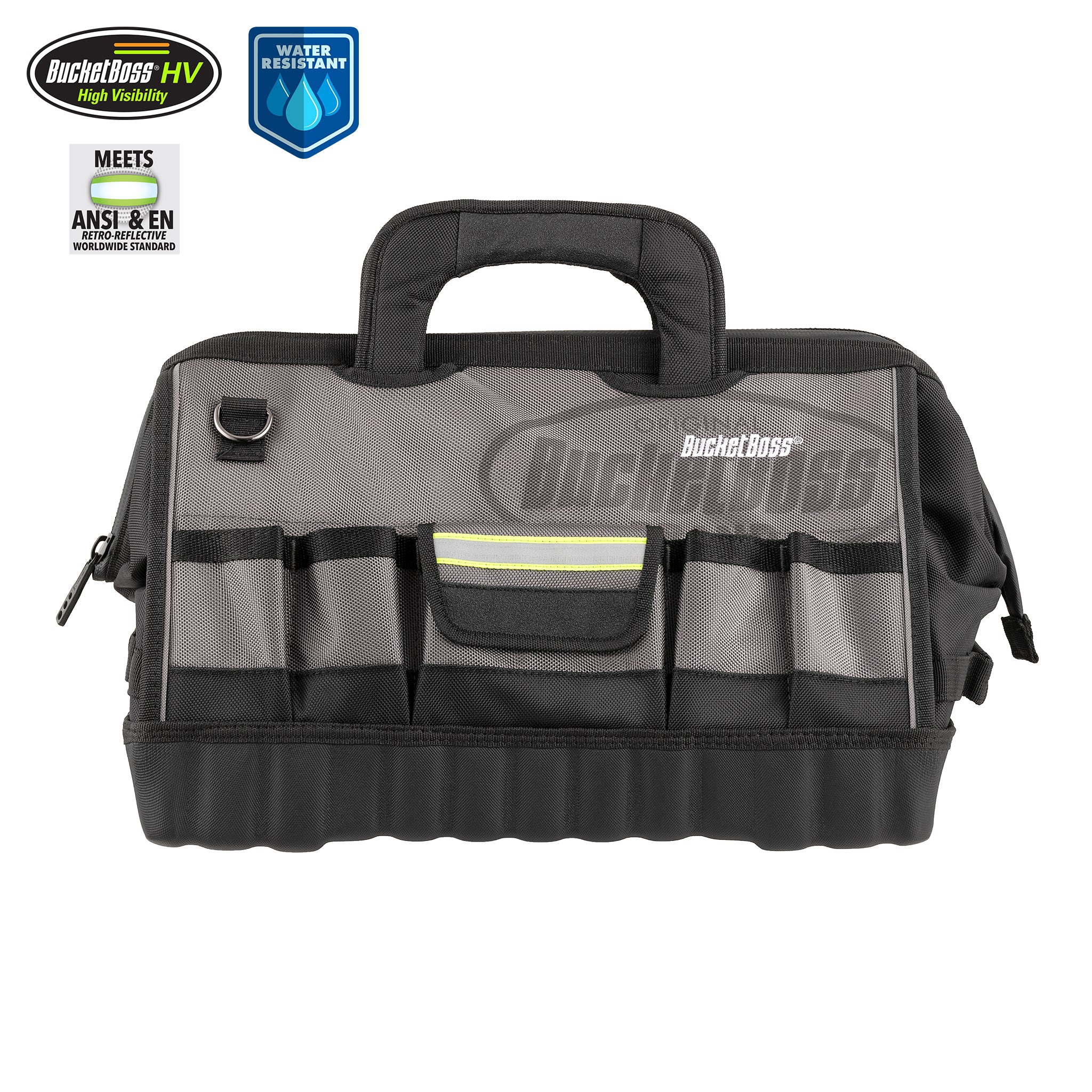 Bucket Boss, Hi-Vis 18" Pro Tool Bag