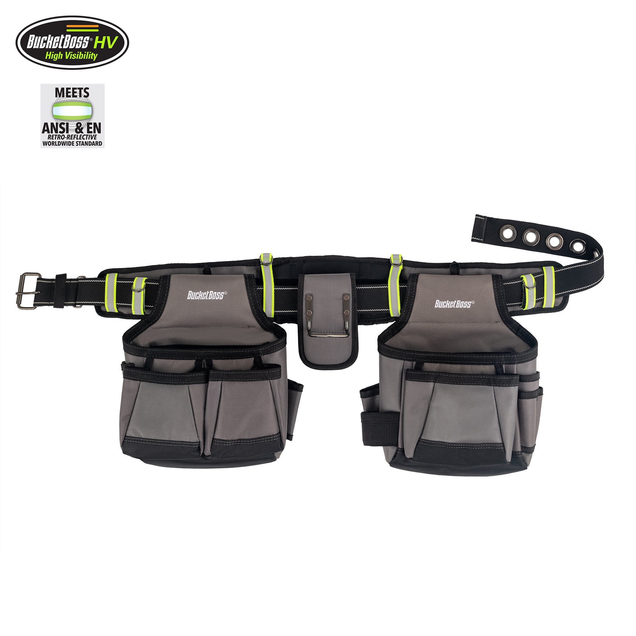 Bucket Boss, Hi-Vis Contractor's Work Utility Tool Belt