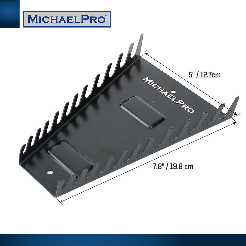 MichaelPro, Magnetic Metal Wrench Organizer, 12 Slots (MP014031)