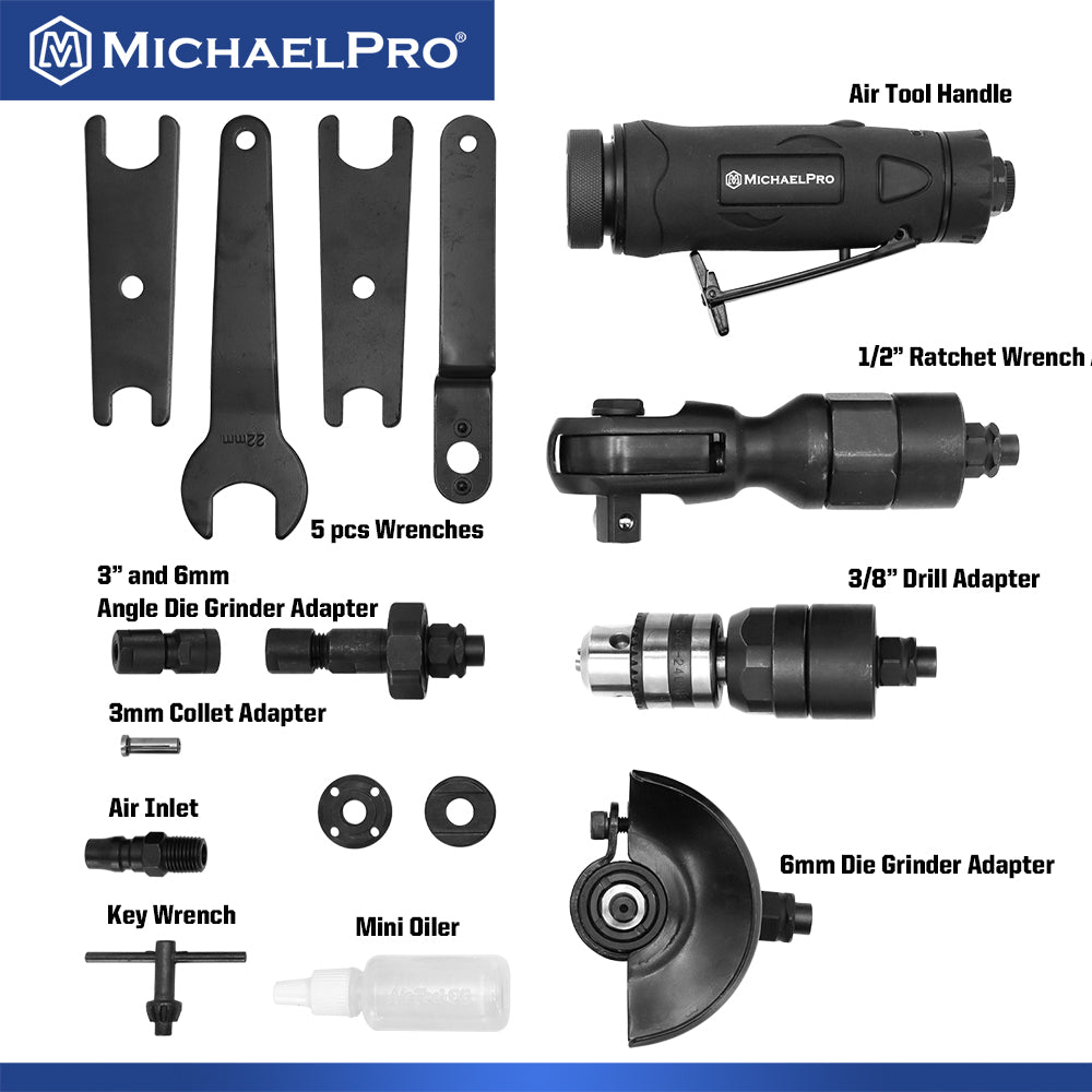 MichaelPro, Master 5-in-1 Air Tool Kit (MPA01046)