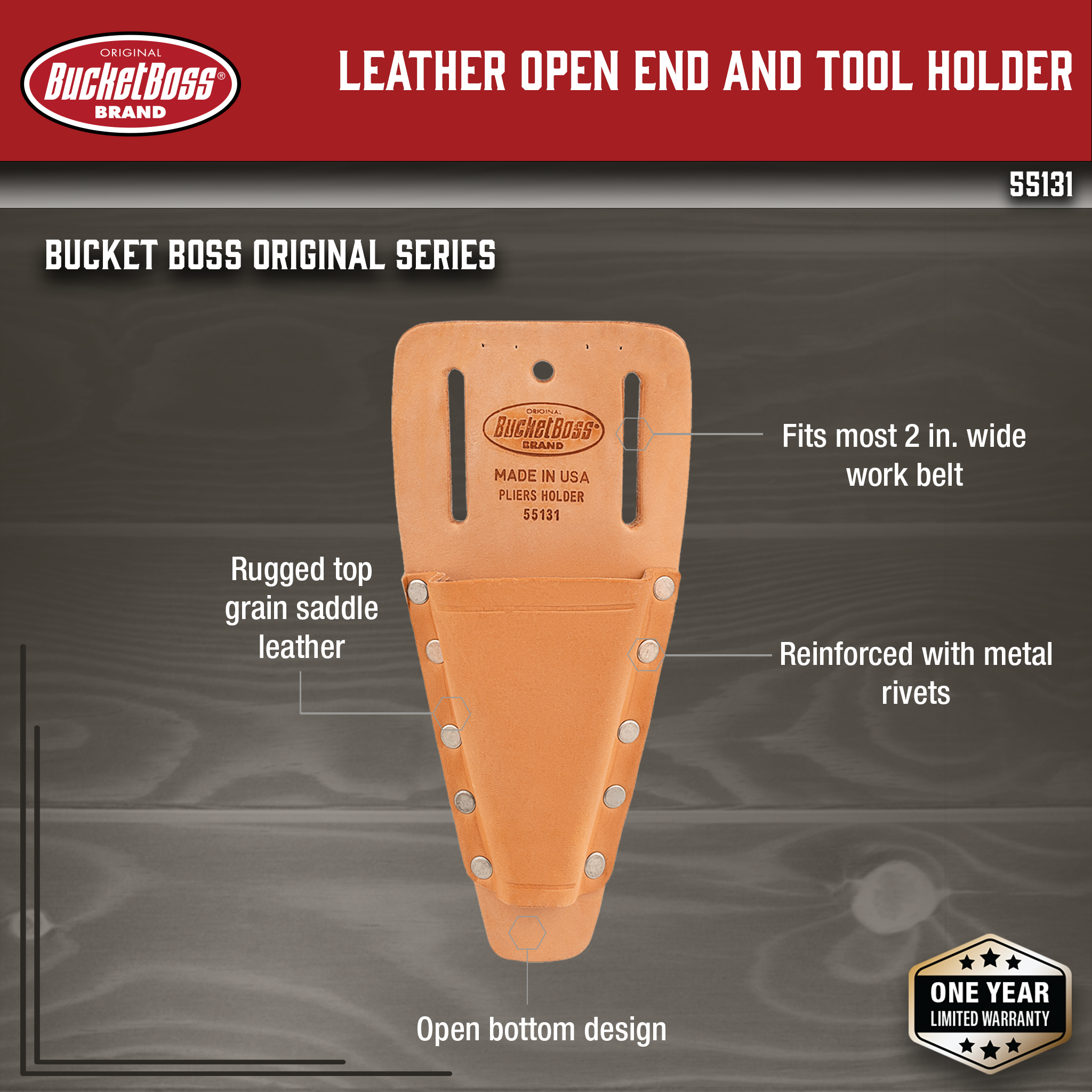 Bucket Boss, Open End Pliers and Tool Holder