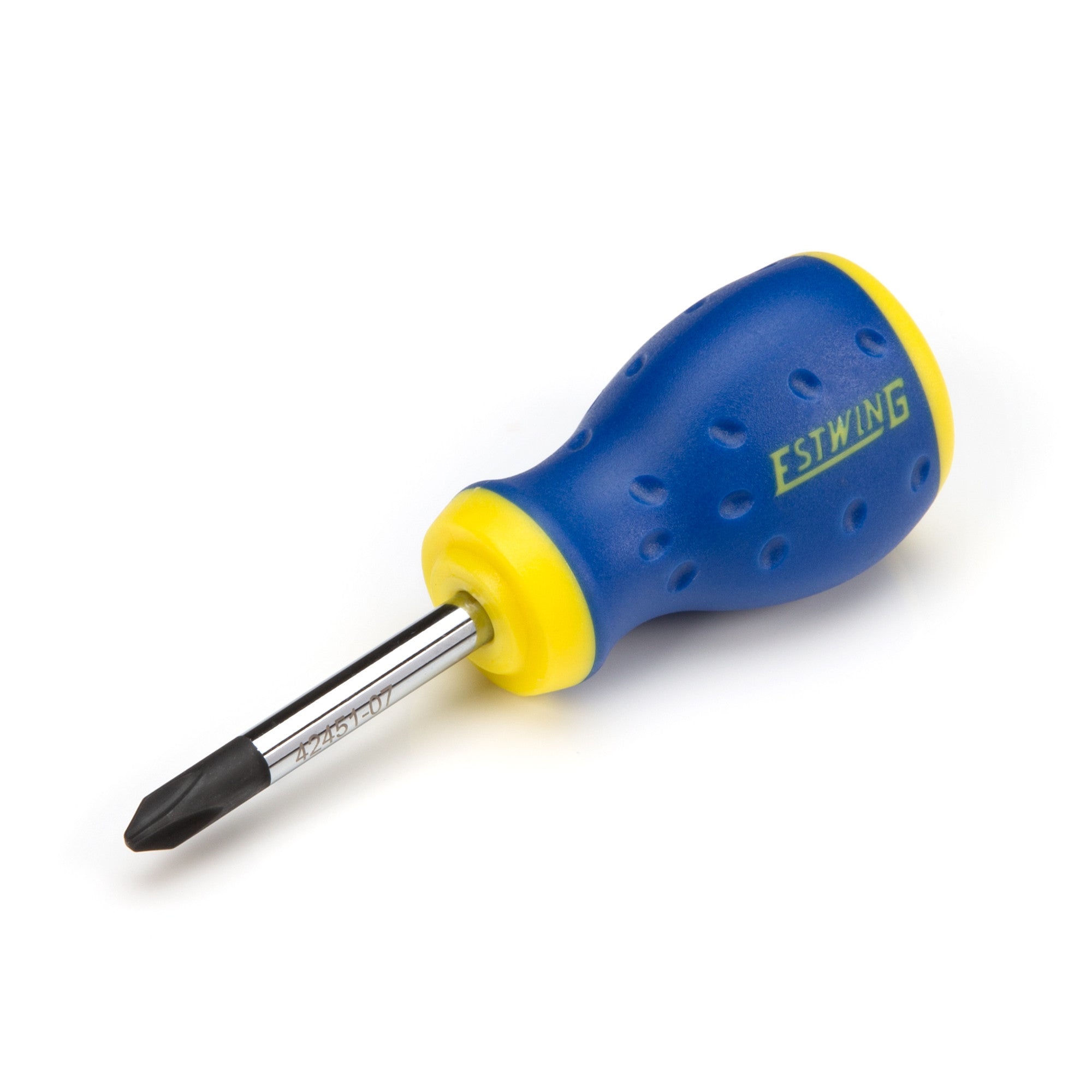 Estwing, PH2 x 1-3/4-Inch Magnetic Philips Tip Stubby Screwdriver with Ergonomic Handle