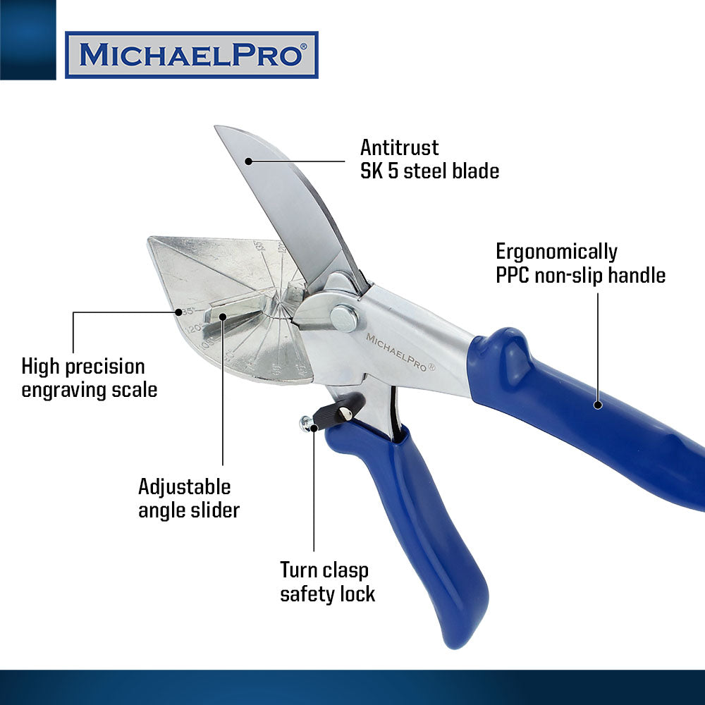 MichaelPro, Premium Multi Angle Miter Shear Cutter (MP010021)