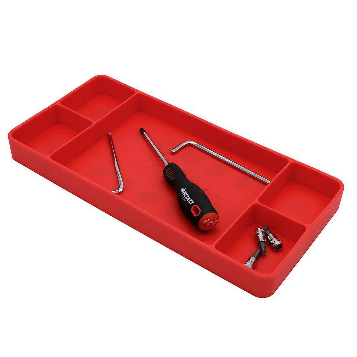 BoxoUSA, Red Magnetic Flexible Silicon Tool Tray