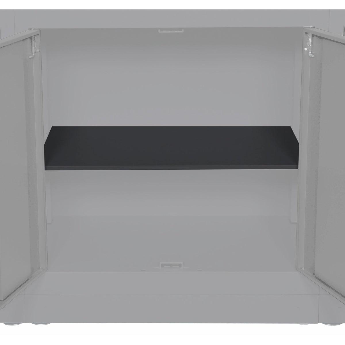 BoxoUSA, Shelf for 26" Double Door Closet MST260001DG2, Dark Grey