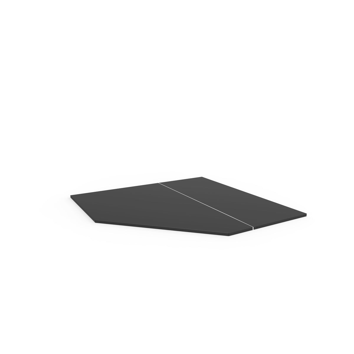 BoxoUSA, Shelves for Corner Cabinet MST30001ADG2, (2 Piece) Dark Grey