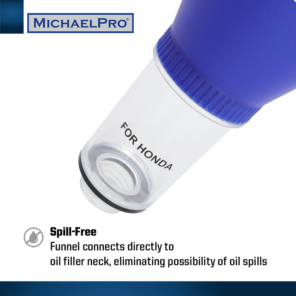 MichaelPro, Spill-Free Oil Funnel for Honda, Nissan, Kia and Hyundai (MP009077)