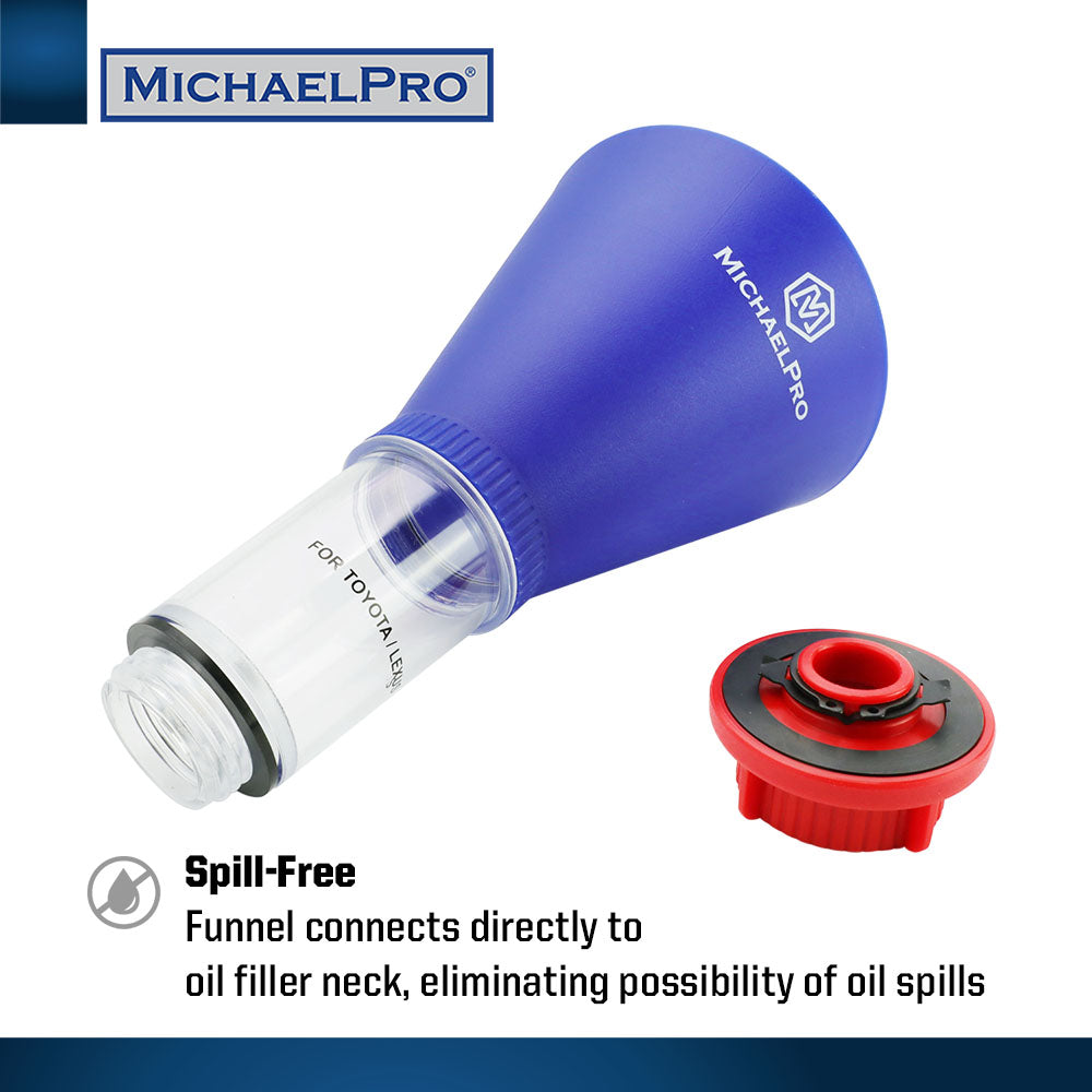 MichaelPro, Spill-Free Oil Funnel for Toyota, Lexus (MP009075)