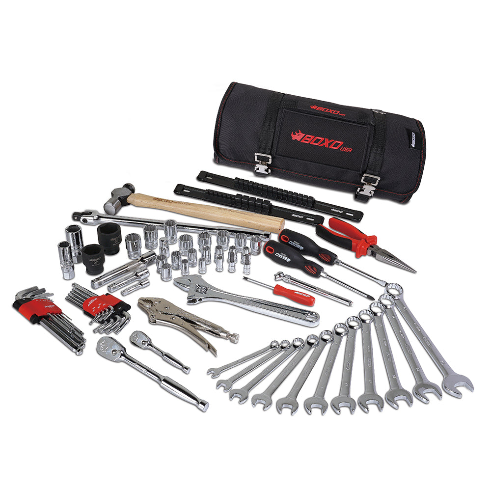 BoxoUSA, UTV Roll = 69-Piece Metric UTV Tool Roll