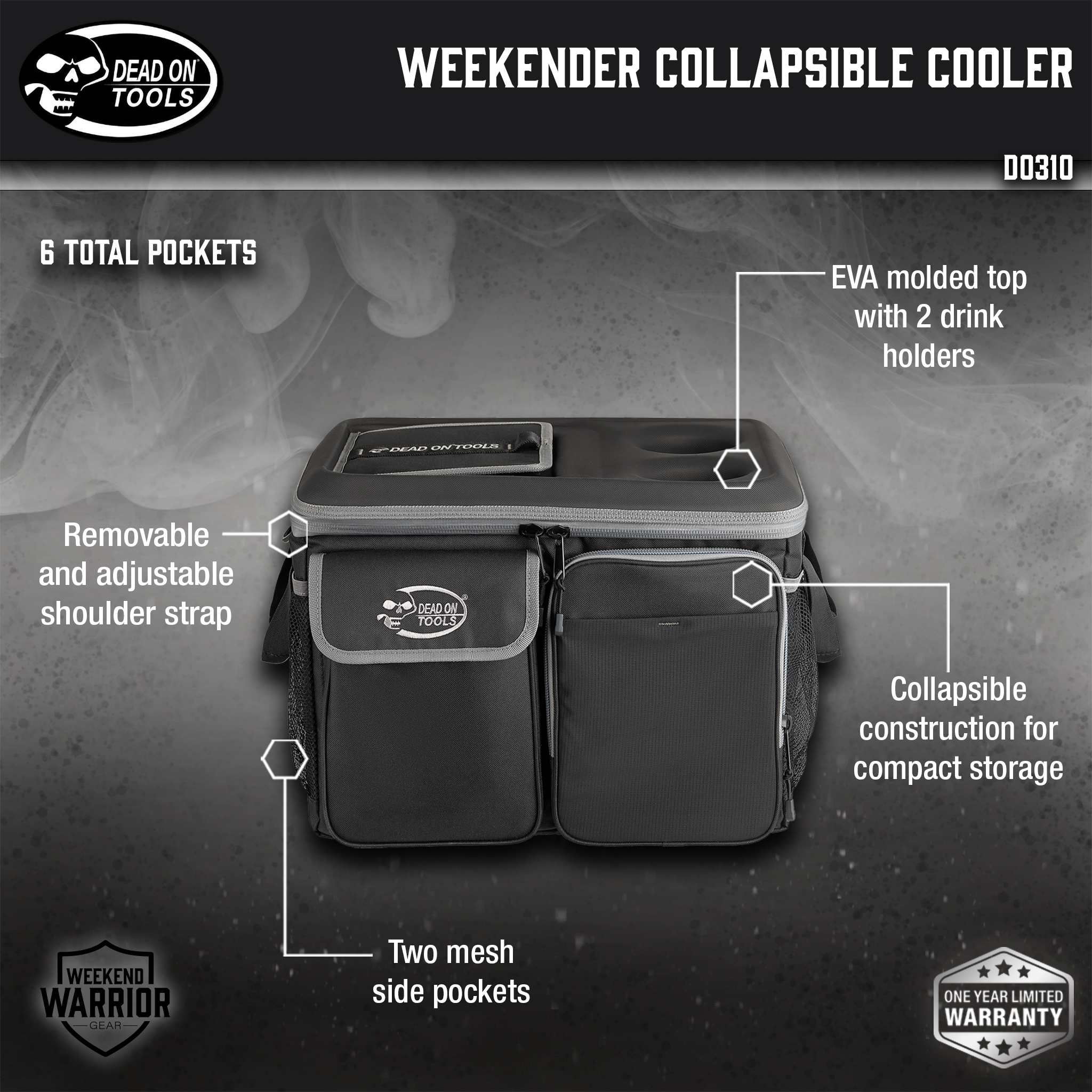 Dead On Tools, Weekender Collapsible Cooler