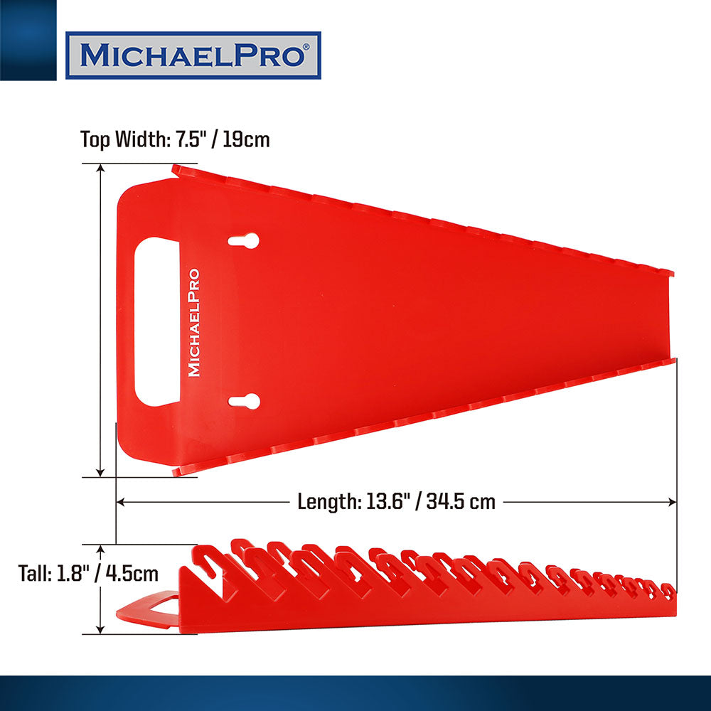 MichaelPro, Wrench Holder with Carrying Handle, 15 Slots (MP014033)